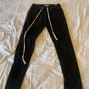Hyperdenim Skinny Zipper Jeans